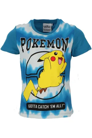 Pokemon Print-Shirt Pokemon Pikachu Jungen T-Shirt Kurzarm Shirt Gr. 104 bis 152, 100% Baumwolle - Verkäufer: WS-Trend