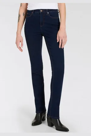 ARIZONA Gerade Jeans Ultra-Stretch normale Passform, Comfort Fit, Used-Look-Waschung