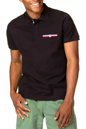 Rossignol Poloshirt Heritage Polohemd Ski Alpine Hemd Brusttasche mit Logo und ikonischen Trikolore-Details - Verkäufer: eldigo