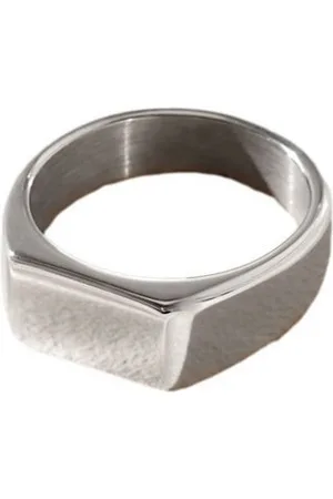 Next Fingerring Eckiger Siegelring aus wasserdichtem Edelstahl (1-tlg) - Verkäufer: Germany GmbH