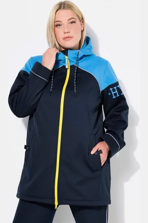 Ulla Popken Funktionsjacke Softshell-Longjacke wasserabweisend 2-Wege-Zipper - Verkäufer: Popken Fashion Group