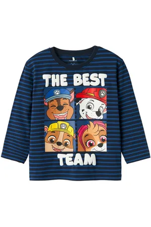 NAME IT Langarmshirt NMMJASPER PAW LS NREG TOP CPLG