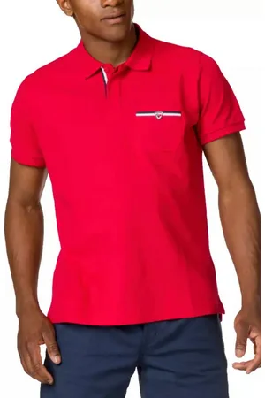Rossignol Poloshirt Heritage Polohemd Ski Alpine Hemd Brusttasche mit Logo und ikonischen Trikolore-Details - Verkäufer: eldigo