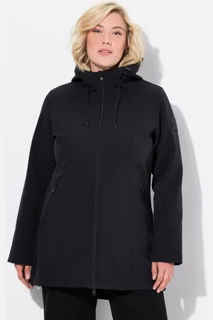 Ulla Popken Softshelljacke HYPRAR Long-Softshelljacke wasserabweisend A-Linie - Verkäufer: Popken Fashion Group