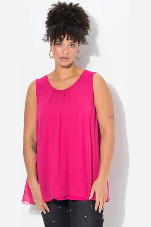Miamoda Longtop Top A-Linie Rundhals ärmellos - Verkäufer: Popken Fashion Group