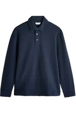 Next Langarm-Poloshirt Langärmeliges Poloshirt Waffel 100 % Baumwolle (1-tlg) - Verkäufer: Germany GmbH