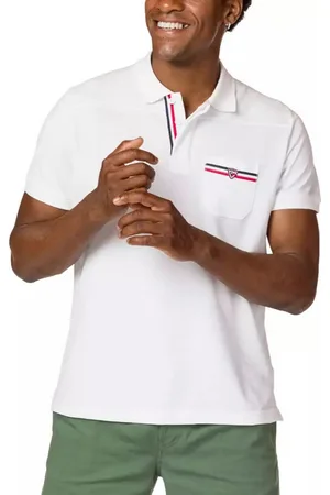 Rossignol Poloshirt Heritage Polohemd Ski Alpine Hemd Brusttasche mit Logo und ikonischen Trikolore-Details - Verkäufer: eldigo