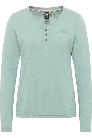 Ragwear Langarmshirt PINKKI MELANGE (Packung, 1-tlg) Nachhaltige & Vegane Mode Damen - Verkäufer: ITG GmbH - Fashion und Lifestyle
