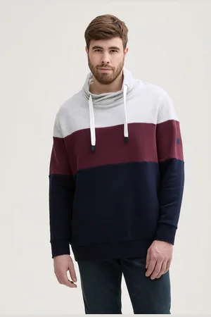 TOM TAILOR Sweatshirt Plus Size - Sweatshirt mit Colour Blocking mit Logo Badge - Verkäufer: TOM TAILOR