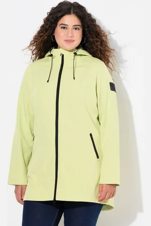 Ulla Popken Softshelljacke HYPRAR Long-Softshelljacke wasserabweisend A-Linie - Verkäufer: Popken Fashion Group