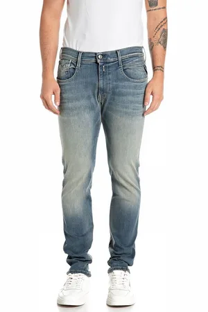 Replay Regular-fit-Jeans Herren Jeans Baumwolle Hyperflex Stretch ANBASS - Verkäufer: Yourfashionplace
