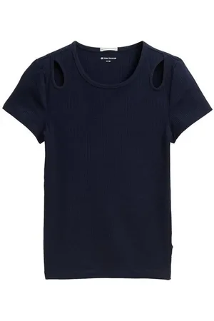 TOM TAILOR T-Shirt Ripp T-Shirt mit Cut-Outs - Verkäufer: