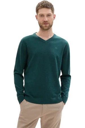 TOM TAILOR Sweatshirt Basic V-Neck Knit (1-tlg) - Verkäufer: SAGATOO
