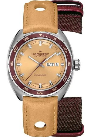 Hamilton Chronograph Pan Europ Herrenarmbanduhr, Mit Wechselband - Verkäufer: Zeitlounge