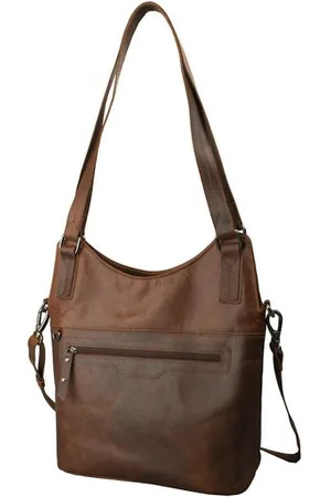Mf Next Com Schultertasche Henkeltasche Büffel Leder Vintage mit abnehmbarem Umhängeriemen (1-tlg) - Verkäufer: Megafuchs Versandhandel
