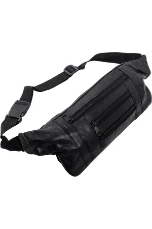 Mf Next Com Bauchtasche Schmale Bauchtasche Schwarz Nappa Leder mit Reißverschlussfächern (1-tlg) - Verkäufer: Megafuchs Versandhandel