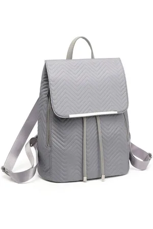MISS LULÙ Cityrucksack Damen Rucksack aus Kunstleder – Elegant mit Rolltop. - Verkäufer: Halterner Technologie GmbH