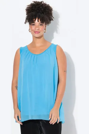 Miamoda Longtop Top A-Linie Rundhals ärmellos - Verkäufer: Popken Fashion Group