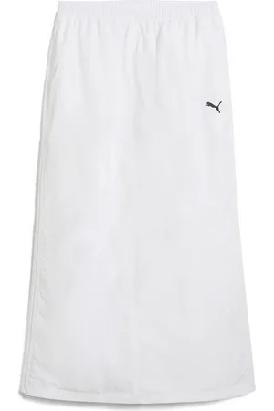 PUMA Jerseyrock WARDROBE ESS Gewebter Maxirock Damen