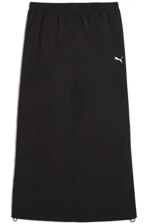 PUMA Jerseyrock WARDROBE ESS Gewebter Maxirock Damen