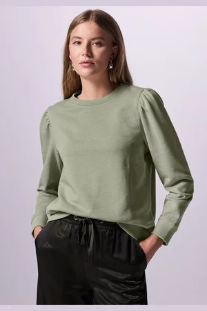 Street one Sweatshirt mit Raffungen an den Schultern