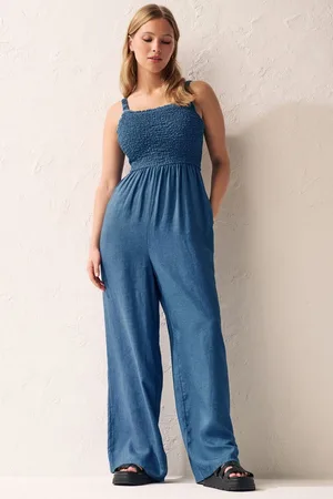 Next Jumpsuit Geraffter Overall mit weitem Bein (1-tlg) - Verkäufer: Germany GmbH