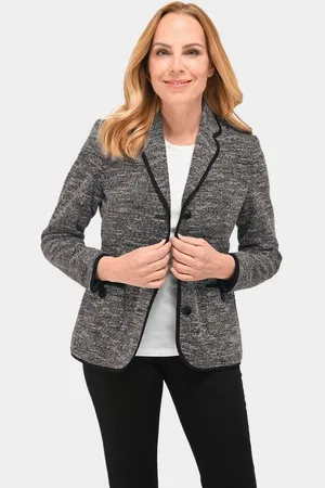 GOLDNER Blouson Bouclé-Blazer mit Kontrastpaspel keine/nicht relevant - Verkäufer: