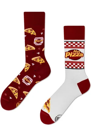 Many Mornings Freizeitsocken Socken Pizza Slice (1 Paar, 1-Paar, 1 Paar) charmanter Dismatching-Stil - Verkäufer: Mein Style