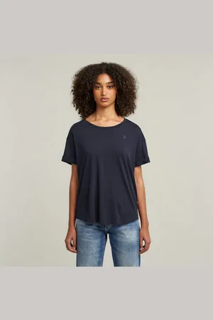G-Star T-Shirt Rolled up mit umgeschlagenen Ärmeln