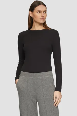 QS by s.Oliver Langarmshirt Geripptes Langarmshirt im Slim Fit - Verkäufer: