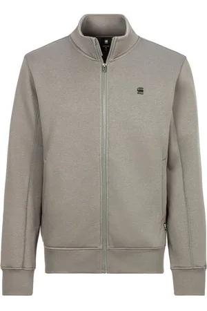 G-Star Sweatjacke mit Logodruck auf der Brust