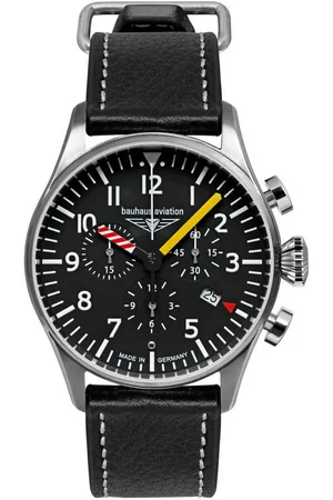 Bauhaus Chronograph Instrument 2788-5, Quarzuhr, Armbanduhr, Herrenuhr, Made in Germany, analog, Tag