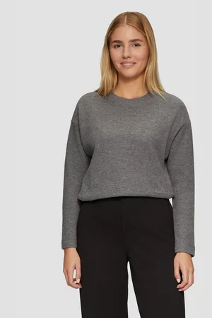 QS by s.Oliver Sweatshirt Casual (1-tlg) langarm, Rundhals-Ausschnitt, gebrushte Oberfläche - Verkäufer: LuriX