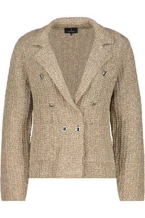monari Outdoorjacke Tweed-Strickblazer caramel - Verkäufer: Lieblingsstücke