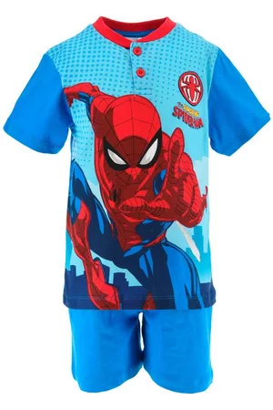 SPIDERMAN Schlafanzug Jungen Pyjama kurzer Schlafanzug - Verkäufer: fabelkids