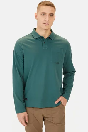 Camel Active Poloshirt aus reiner Baumwolle Shirts_Langarm-Poloshirt - Verkäufer: