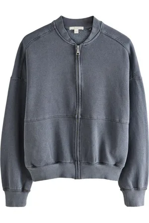 Next Sweatjacke Bomberjacke mit RV aus gewaschenem Jersey (1-tlg) - Verkäufer: Germany GmbH