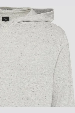 QS by s.Oliver Strickpullover Gestrickter Hoodie aus Melangegarn - Verkäufer: s.Oliver
