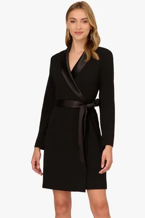Adrianna Papell Abendkleid Knit Crepe Tuxedo A-Line Dress Cocktail, Hochzeit, Date-Abend, Formell - Verkäufer: GoJungo GmbH
