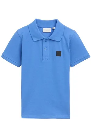 TOM TAILOR Poloshirt Basic Poloshirt mit Badge-Detail - Verkäufer: