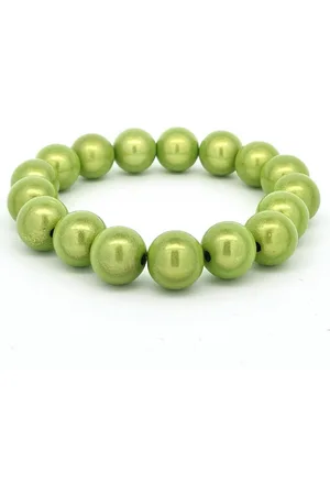 Impala Perlenarmband Armband Perlenarmband Wonder aus 12mm Perlen, verschiedene Farben - Verkäufer: Silberschmuck