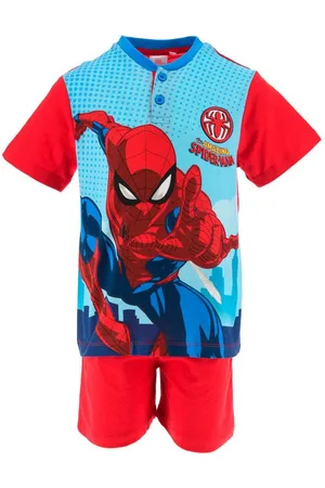 SPIDERMAN Schlafanzug Jungen Pyjama kurzer Schlafanzug - Verkäufer: fabelkids