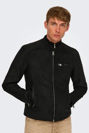 Only & Sons Lederimitatjacke ONSGUS FAUX SUEDE RACER JACKET OTW NOOS