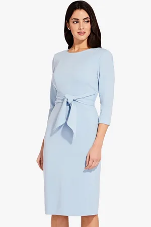 Adrianna Papell Abendkleid Knit Crepe Tie Waist Sheath Arbeit, Hochzeit, Abendessen - Verkäufer: GoJungo GmbH