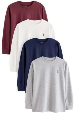 Next Langarmshirt Gemütliche Langarmshirts im 4er-Pack (4-tlg) - Verkäufer: Germany GmbH