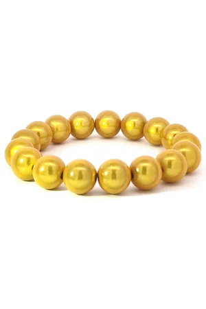 Impala Perlenarmband Armband Perlenarmband Wonder aus 12mm Perlen, verschiedene Farben - Verkäufer: Silberschmuck