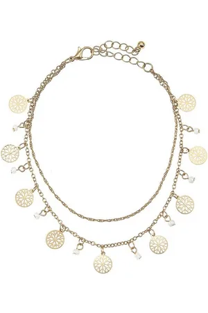 Lascana Fußkette, Fußkettchen-Armband, Fußkettchen mit Anhänger, Fußschmuck