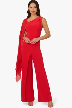 Adrianna Papell Jumpsuit Asymmetrical Jersey Jumpsuit Abendessen, Hochzeit, Verlobung, Party - Verkäufer: GoJungo GmbH