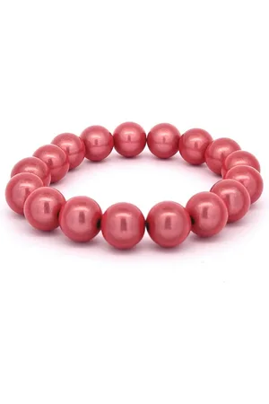 Impala Perlenarmband Perlenarmband Wonder aus 12mm Perlen, verschiedene Farben - Verkäufer: Silberschmuck