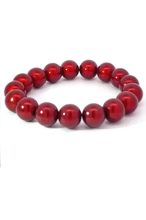Impala Perlenarmband Perlenarmband Wonder aus 12mm Perlen, verschiedene Farben - Verkäufer: Silberschmuck